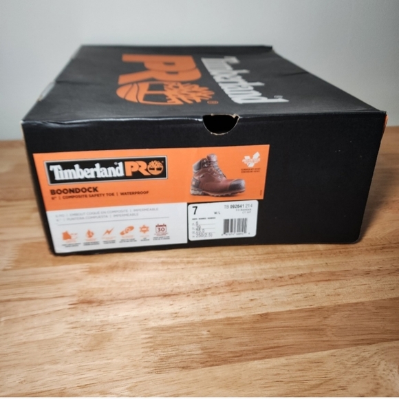 Timberland boondock Composite work boots size 7 WIDE - Picture 8 of 9